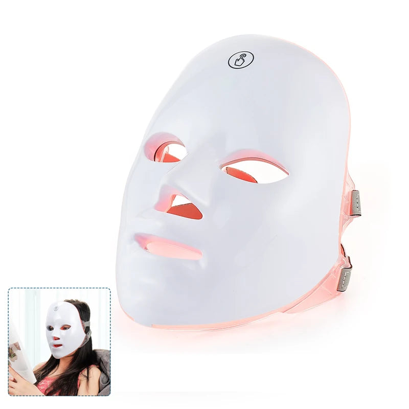 Velora 7 Color LED Facial Therapy Mask