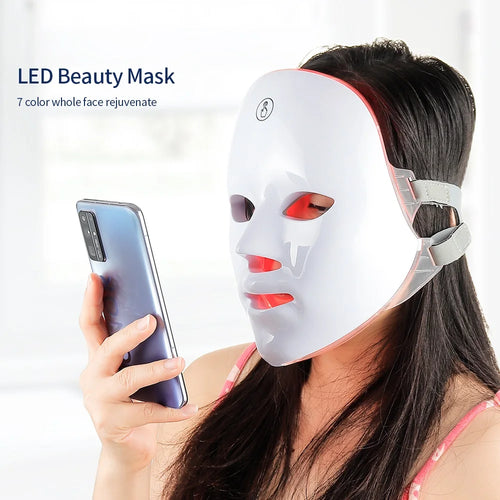 Velora 7 Color LED Facial Therapy Mask