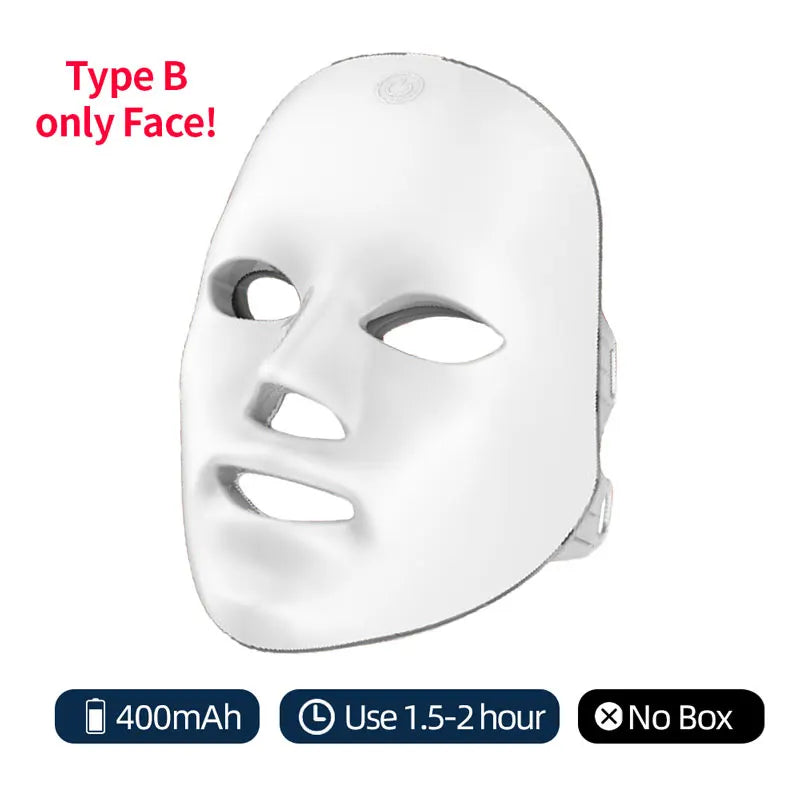 Velora 7 Color LED Facial Therapy Mask